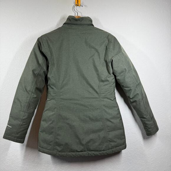 Women's Eddie Bauer Green Full Zip Jacket‎ Overcoat Size XS - Picture 8 of 9
